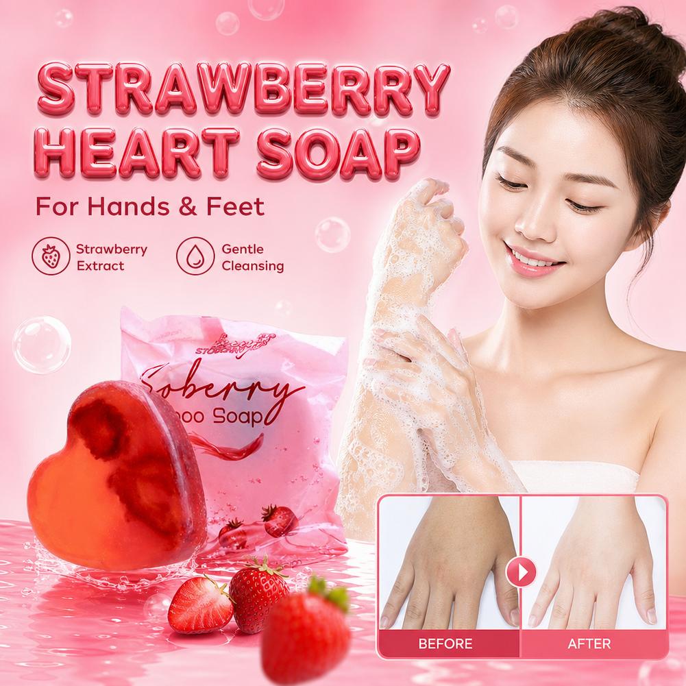Strawberry Scented Bath Soap S - Skincare Exfoliating review and price