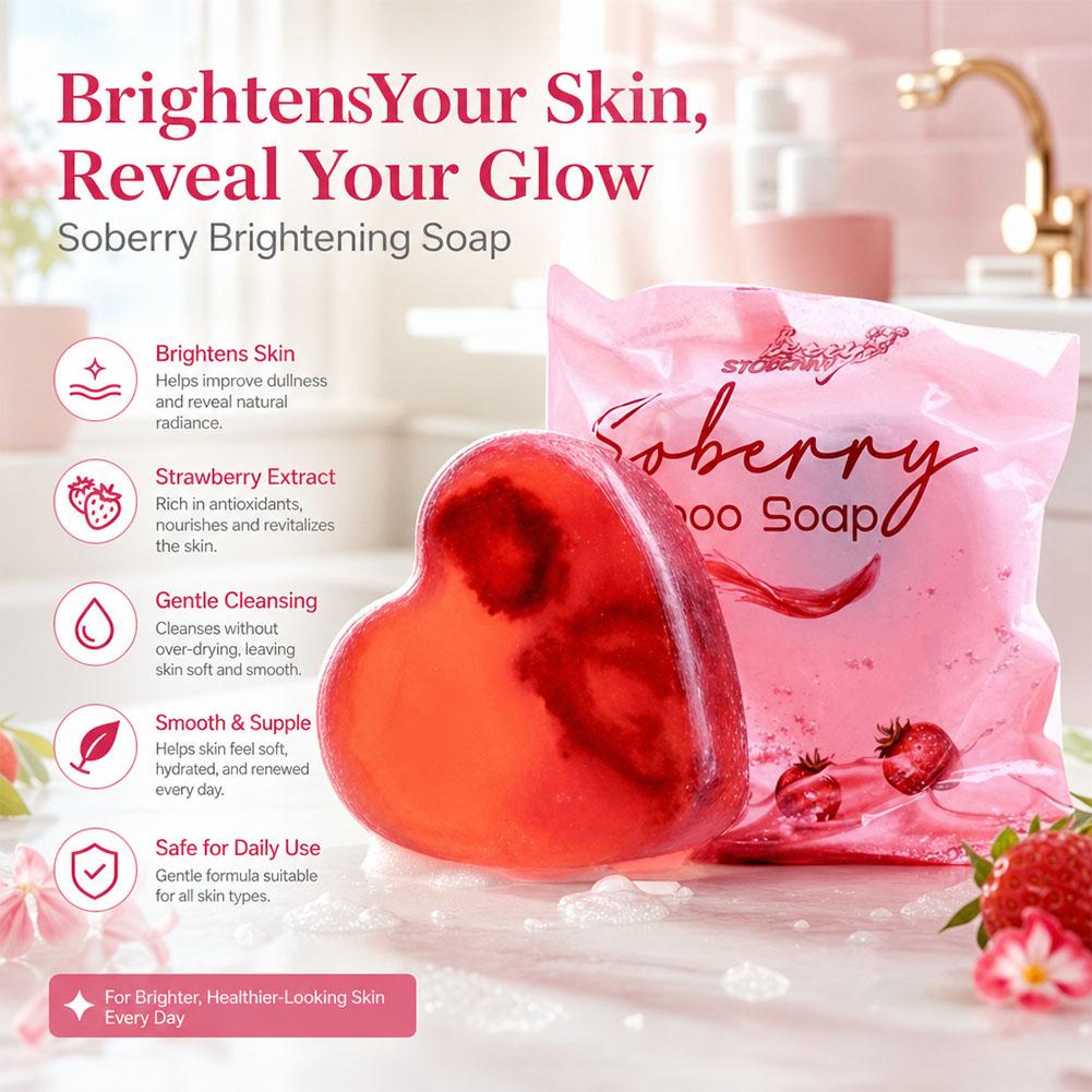 Strawberry Scented Bath Soap S - Skincare Exfoliating review and price