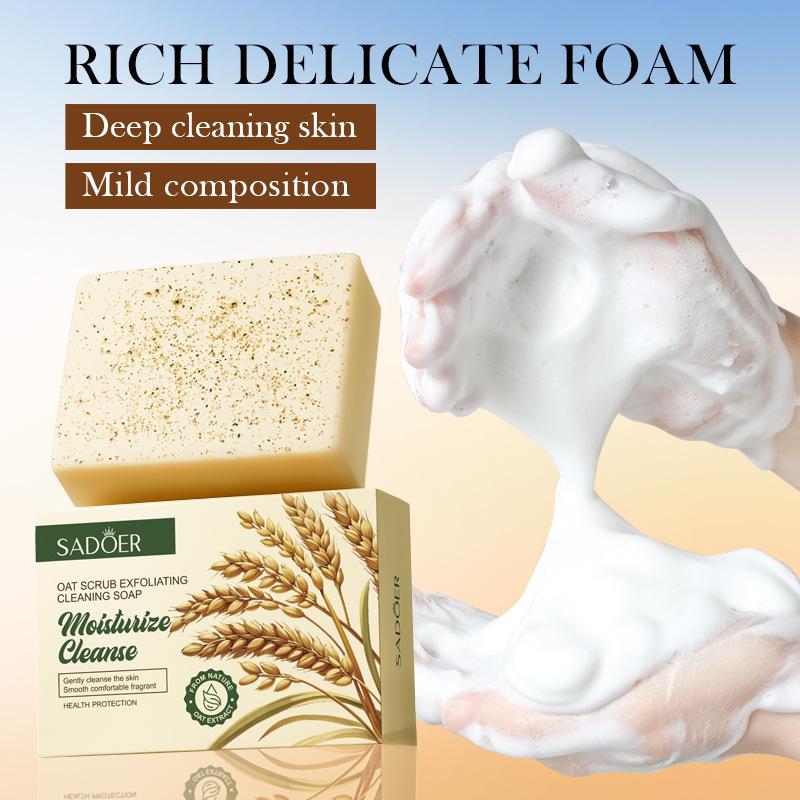 Oat Scrub Exfoliating Cleaning - Skincare Oat review and price