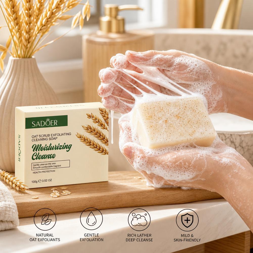 Oat Scrub Exfoliating Cleaning - Skincare Oat review and price