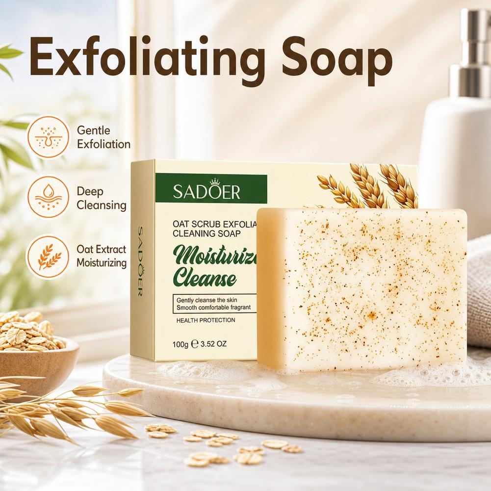 Oat Scrub Exfoliating Cleaning - Skincare Oat review and price