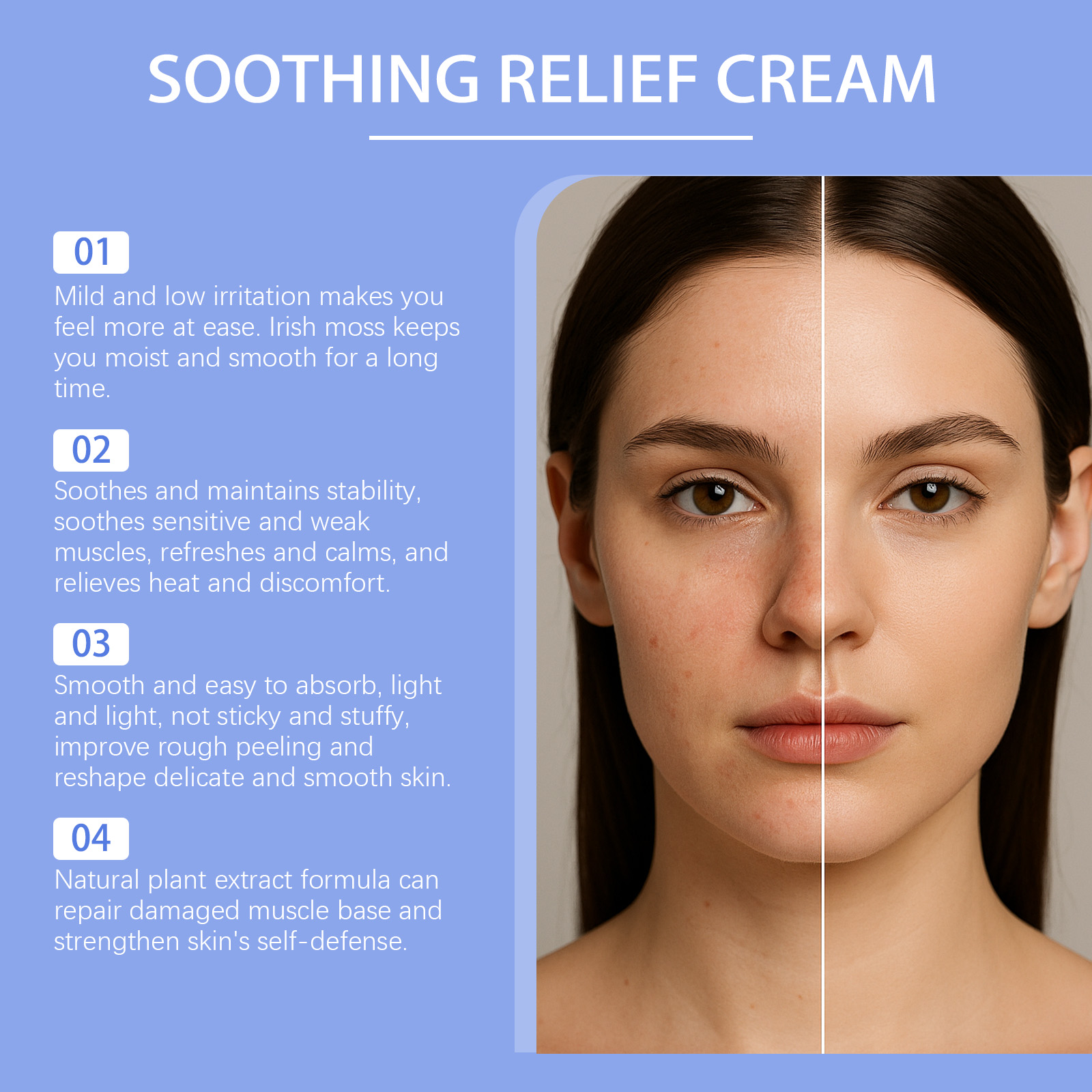 Soothing Relief Cream For Sens - Skincare Oat review and price