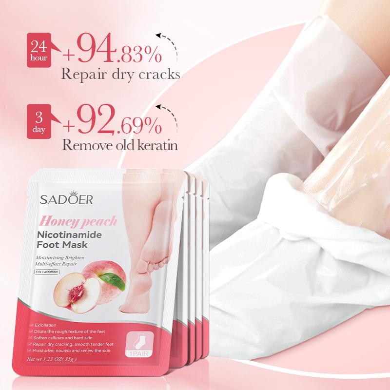 1 Pairs SADOER Fruits Foot Mas - Skincare Exfoliating review and price