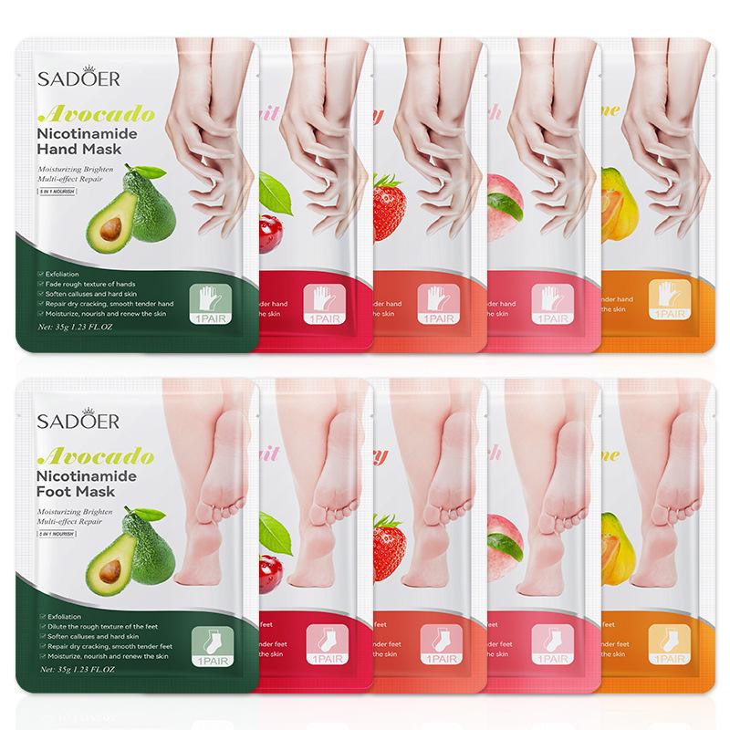 1 Pairs SADOER Fruits Foot Mas - Skincare Exfoliating review and price